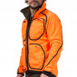 Флисовая куртка BERGANS Rana Reversible Jacket , Dk Olive/NeonOrange