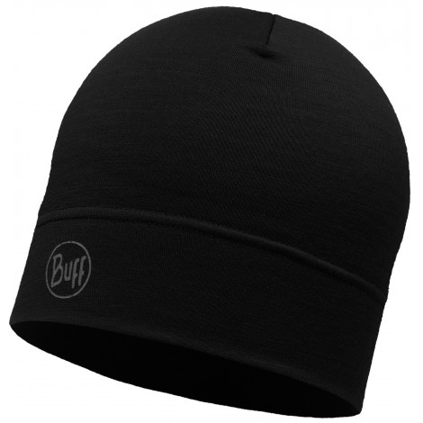 Шапка Buff Midweight Merino Wool Hat Solid Black