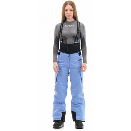 Штаны горнолыжные утепленные Dragonfly SKI Premium WOMAN Gray-Blue
