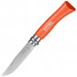 Нож Opinel №7, нержавеющая сталь, оранжевый, блистер