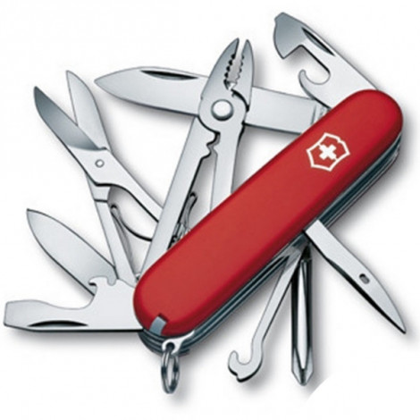 Нож Victorinox Deluxe Tinker, 91 мм, 17 функций, красный