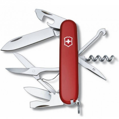Нож Victorinox Climber, 91мм, 14 функций, красный