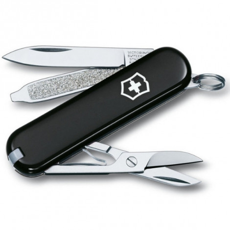Нож Victorinox Classic, 58 мм, 7 функций, черный