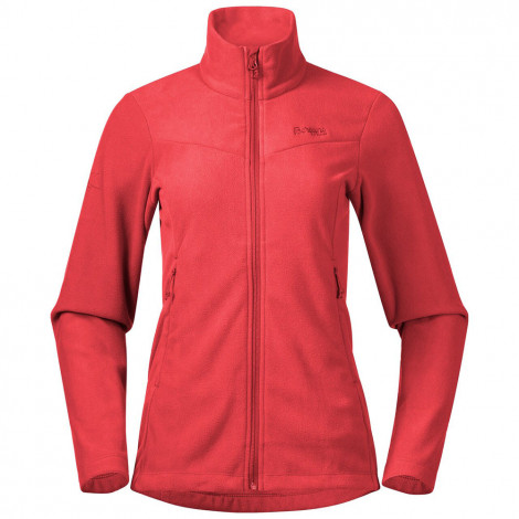 Женская флисовая куртка Bergans Finnsnes Fleece, светло-красный