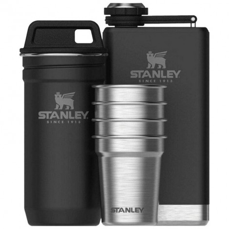 Набор стопок STANLEY Adventure 59ML с флягой 0,23L, черный