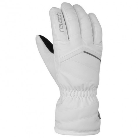 Перчатки горнолыжные REUSCH 2021-22 Marisa, белый/серебряный