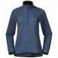 Куртка женская флисовая Bergans Kamphaug Knitted W Half Zip, Orion Blue