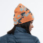 Шапка Bergans Camouflage Beanie, Cantaloupe/Orion Blue/Misty Forest