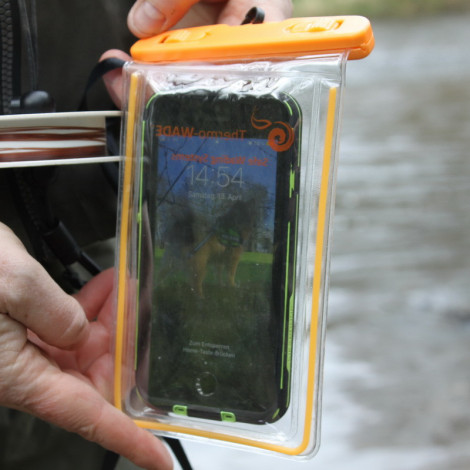 Гермочехол для телефона Thermowade Luminous Waterproof Phone Protector, Orange/Clear