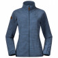 Куртка женская флисовая Bergans Hareid Fleece W Jkt NoHood, Orion Blue