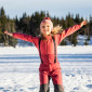 Детские брюки BERGANS Lilletind Ins Kids Pnt, Dark Creamy Rouge/Solid Charcoal