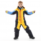 Зимний утепленный комбинезон Dragonfly Junior Gravity, Yellow-Blue