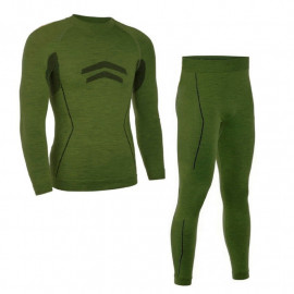 Комплект термобелья FREENORD MERINO TECH, хаки