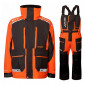 Зимний костюм-поплавок рыболовный Graff -15 (Bratex 8000, оранжево-черный)