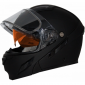 Шлем снегоходный ZOX Brigade, термопластик ABS, черный