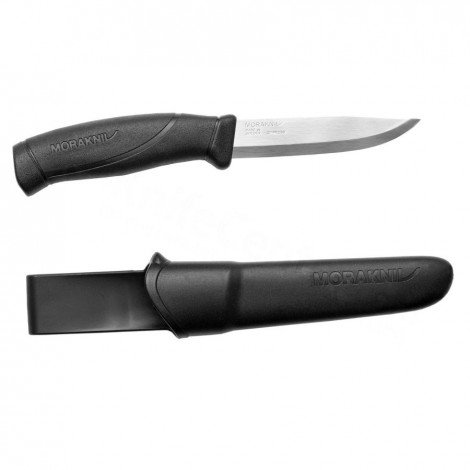 Нож Morakniv Companion Black, нержавеющая сталь