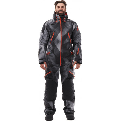 Комбинезон Dragonfly EXTREME Man Camo - Dark Grey Утепленный
