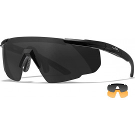 Очки защитные Wiley X Saber Advanced (Frame: Matte Black, Lens: Grey + Rust)