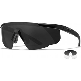 Очки защитные Wiley X Saber Advanced (Frame: Matte Black, Lens: Clear + Grey)