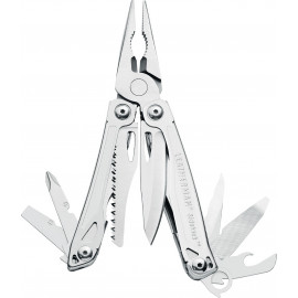 Мультитул LEATHERMAN Sidekick Stainless 14 инстр., 6,6/9,7 см, чехол нейлон
