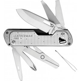Мультитул LEATHERMAN FREE T4 Stainless 12 инстр., 5,6/9,3 см