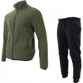 Костюм флисовый BRODEKS KS 211+KS 307 хаки/черный