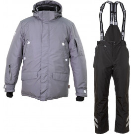 Зимний костюм Brodeks KW204 + KW306, серый/черный