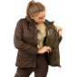 Женская куртка с капюшоном Novatex Фосса (нейлон, коричневый)