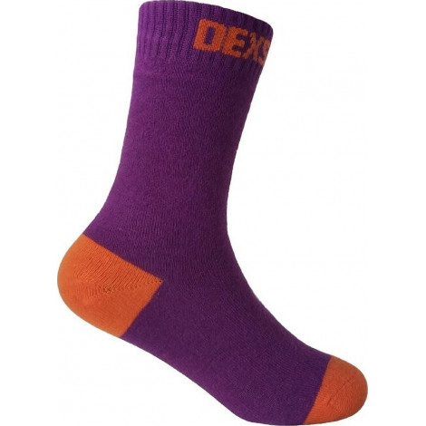 Носки детские водонепроницаемые Dexshell пурпурные DS543PO