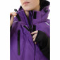 Куртка женская зимняя Brodeks KW 208, сиреневый/черный