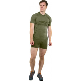 Комплект термобелья FREENORD MERINO TECH (кофта короткий рукав +шорты), хаки