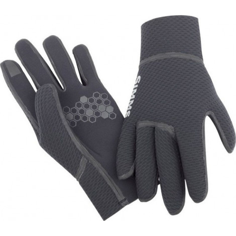 Перчатки рыболовные Simms Kispiox Glove, черный