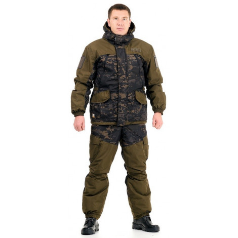 Костюм NOVATEX Горка Осень (-15), черный мультикам, микрофибра