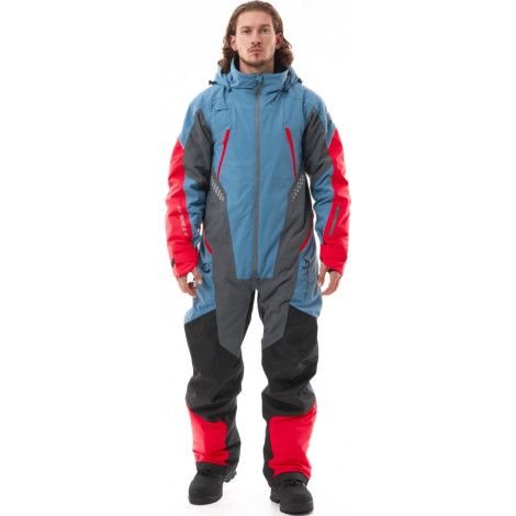 Комбинезон Dragonfly EXTREME 2.0 Man Grey - Blue - Red Утепленный (100)