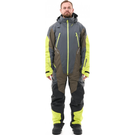 Комбинезон Dragonfly EXTREME 2.0 Man Grey - Brown - Lime Утепленный (100)