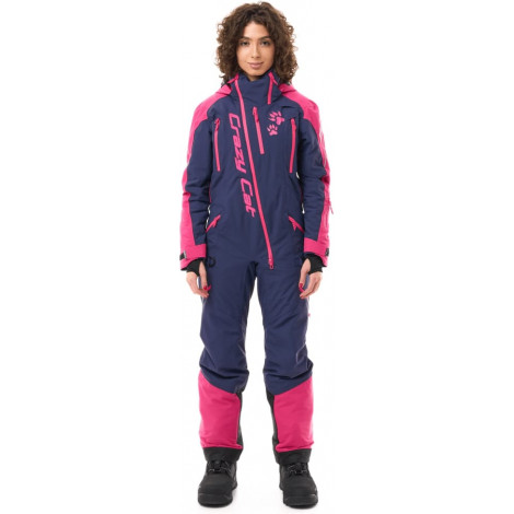 Комбинезон утепленный Dragonfly EXTREME Woman Dark Blue - Pink Cat