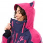 Комбинезон утепленный Dragonfly EXTREME Woman Dark Blue - Pink Cat