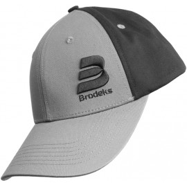Бейсболка Brodeks KM130, серый/черный