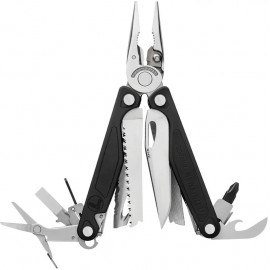 Мультитул LEATHERMAN Charge Plus Black+Stainless 19 инстр., 7,4/10 см, чехол нейлон