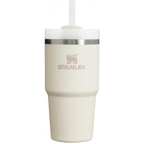 Термокружка STANLEY Quencher H2.0 0,59L (10-11911-024) с трубочкой, бежевая