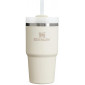 Термокружка STANLEY Quencher H2.0 0,59L (10-11911-024) с трубочкой, бежевая