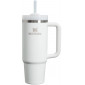 Термокружка STANLEY Quencher H2.0 0,88L (10-11912-083) с трубочкой, белая