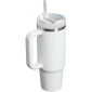 Термокружка STANLEY Quencher H2.0 0,88L (10-11912-083) с трубочкой, белая