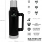 Термос STANLEY Classic 1,4L (10-12417-006) черный
