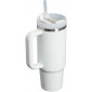 Термокружка STANLEY Quencher H2.0 1,18L (10-11913-077) с трубочкой, белая