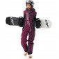 Комбинезон утепленный Dragonfly EXTREME Woman Crazy Cat Purple - Black