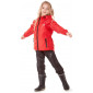 Детский комплект дождевой (куртка, брюки) Dragonfly EVO Kids, RED (мембрана)
