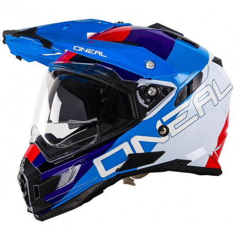Шлем O`Neal Sierra Adventure Helmet EDGE красный/синий/белый